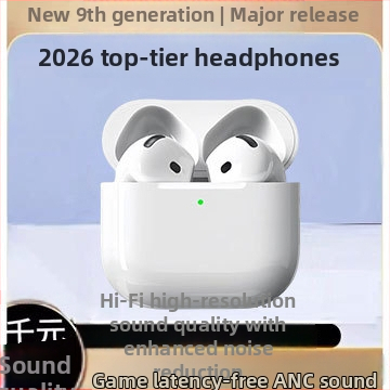 Căști Bluetooth pentru sport, fără fir, cu anulare activă a zgomotului și sunet de înaltă calitate.
