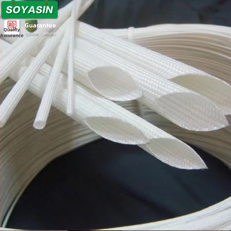 Teacă izolatoare din fibră de sticlă 5 mm, cu rășină de silicon, pentru temperaturi ridicate