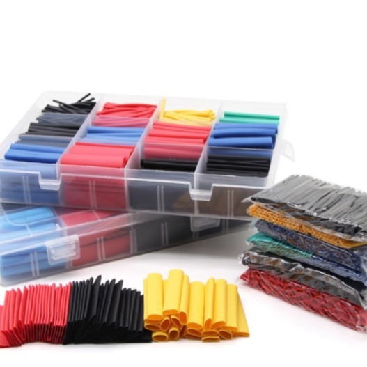 Set tuburi termo-contractile bi-color pentru DIY casnic, protecție izolatoare pentru fire electrice