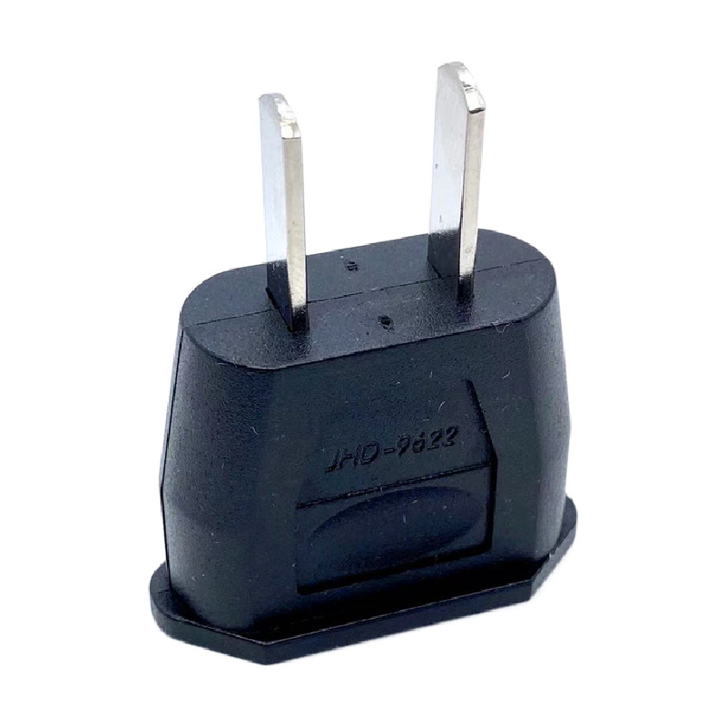 JHD-9622 adaptor de alimentare AC: de la priză europeană cu conector rotund la priză GB cu doi pini