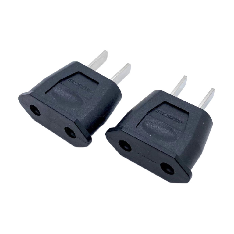 JHD-9622 adaptor de alimentare AC: de la priză europeană cu conector rotund la priză GB cu doi pini