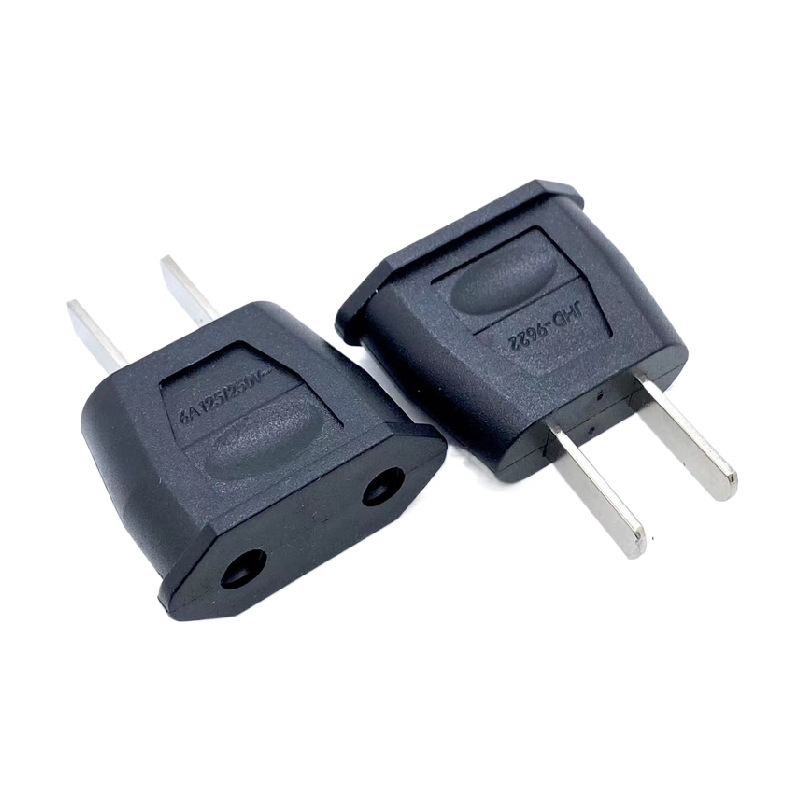 JHD-9622 adaptor de alimentare AC: de la priză europeană cu conector rotund la priză GB cu doi pini