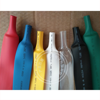 Tuburi termocontractibile colorate de 20 mm pentru cabluri electrice, izolație, în stoc