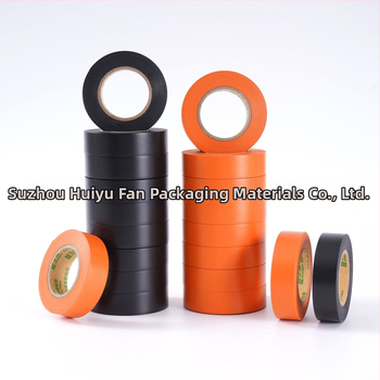 Bandă PVC pentru electricieni, rezistență la 125°C, grosime sporită, rezistentă la uzură, aderență înaltă, fără urme, negru și portocaliu, pentru cabluri