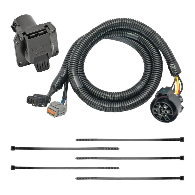 43534 conector american pentru cablu de remorcare, 4 pini și 7 pini, pentru pickupuri, rulote și vehicule off-road
