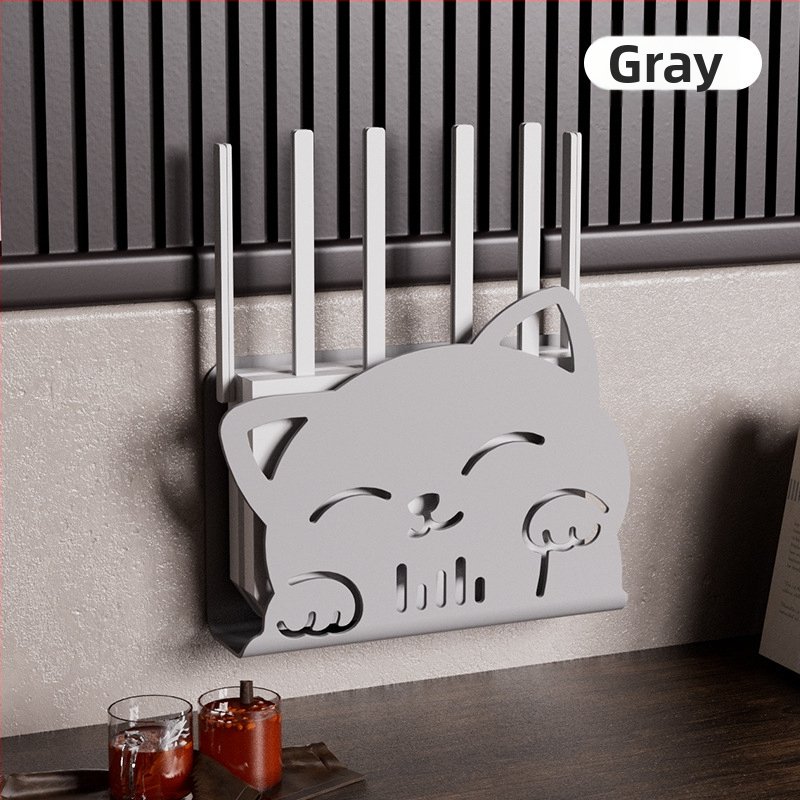 Cutie de depozitare pentru router, montaj pe perete, organizare cabluri fără găuri