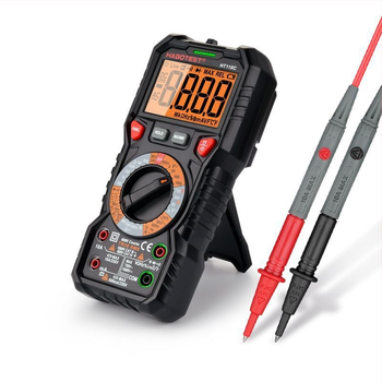 Multimetru Huabo HT118C, 6000 valori, True RMS, iluminare din spate cu două culori, detecție NCV, instrument pentru electricieni cu protecție împotriva arderii