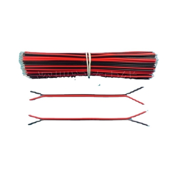 Cablu pentru bandă LED, roșu și negru, 22 AWG, conductori paraleli dubli