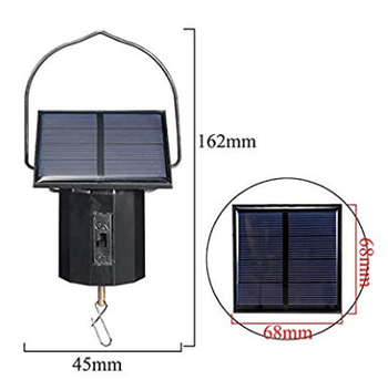Motor solar pentru rotoare de vânt decorative și clopoței