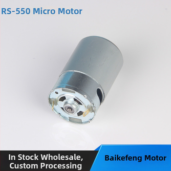 RS-550 micro motor pentru scule electrice, motor DC cu perii, 12–24V