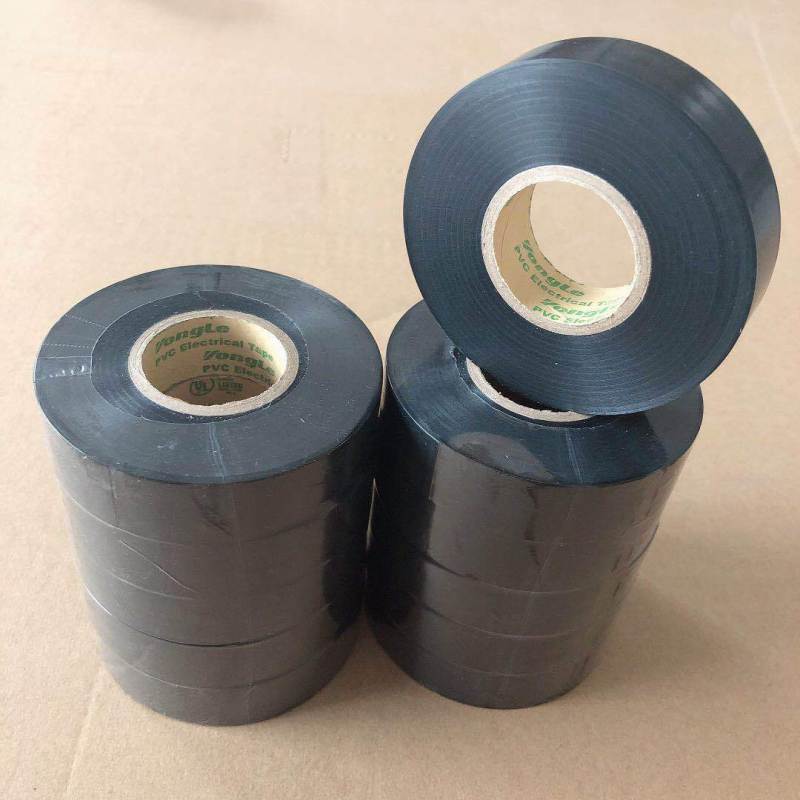 Bandă PVC pentru conducte electrice și țevi de canalizare, neagră, 50 mm x 20 m