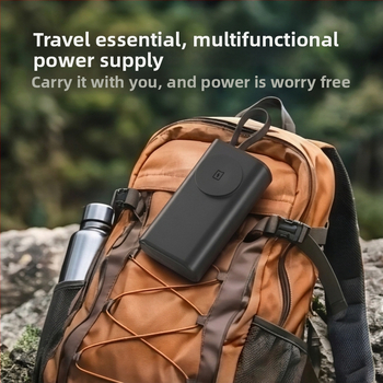 Power bank mini certificat 3C, 5000mAh, compact și ușor de purtat în buzunar, tail plug, calitate inteligentă
