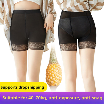 Colanți de vară pentru femei, nuanță nude, opaci, anti-transparență, anti-rupere, aspect neted pentru picioare, model pineapple