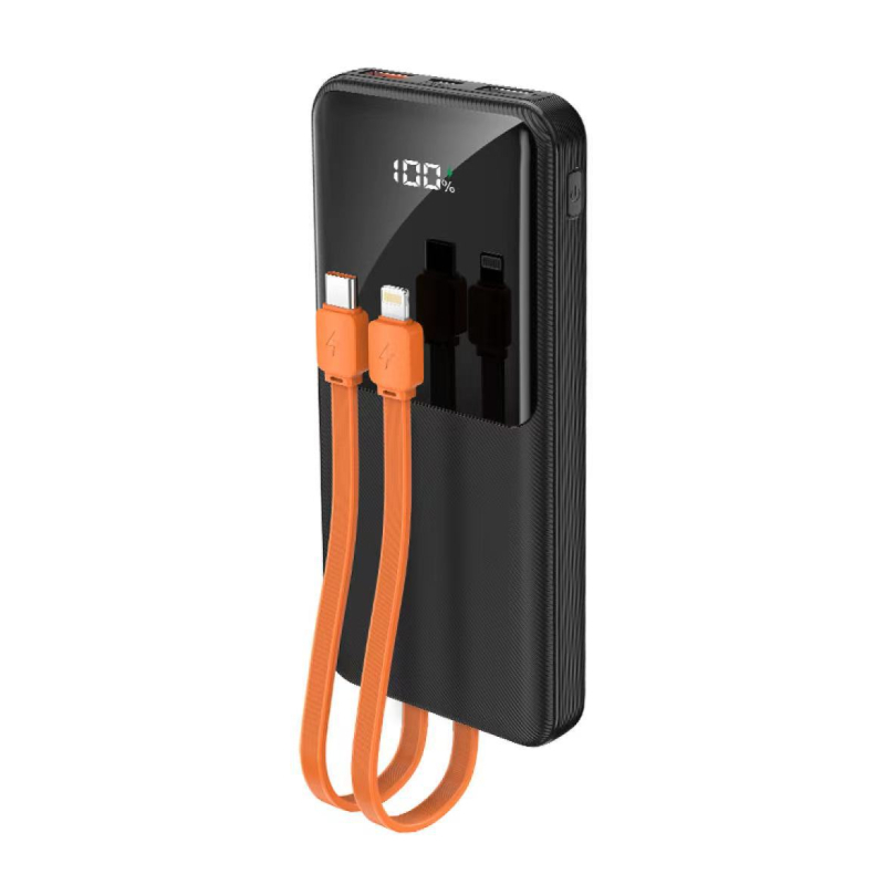 Baterie externă cu cablu încorporat, încărcare rapidă 22,5W, capacitate mare 10000/20000mAh