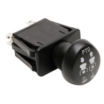 Comutator pentru mașină de tuns iarba cu cap de ciupercă, PTO, industrial, galben, 5-Pin 6-Pin 7-Pin 8-Pin, roșu/negru