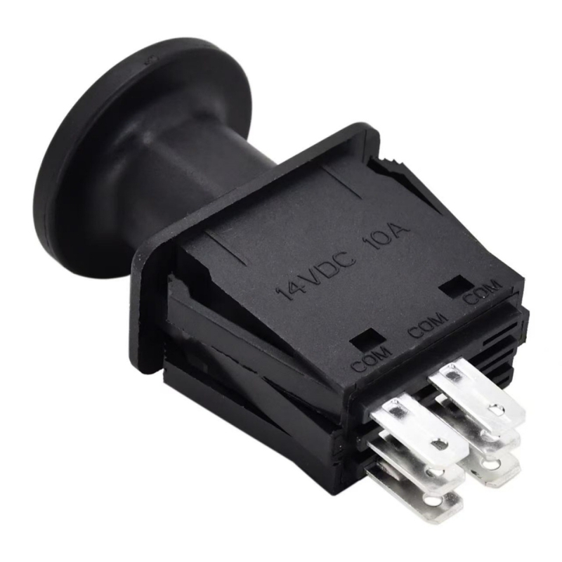 Comutator pentru mașină de tuns iarba cu cap de ciupercă, PTO, industrial, galben, 5-Pin 6-Pin 7-Pin 8-Pin, roșu/negru