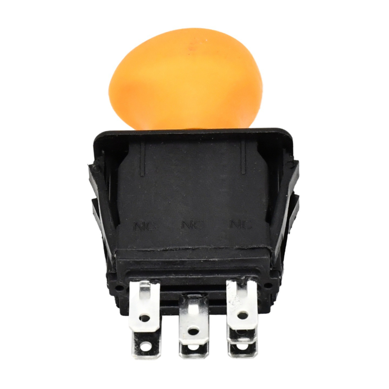 Comutator pentru mașină de tuns iarba cu cap de ciupercă, PTO, industrial, galben, 5-Pin 6-Pin 7-Pin 8-Pin, roșu/negru