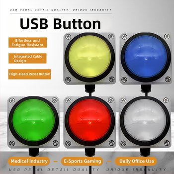 Intrerupător USB industrial, buton personalizabil, captură de imagini medicale, joc de teambuilding și quiz cu răspuns rapid