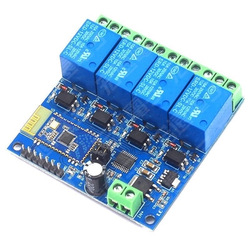 Releu Bluetooth cu două canale de 12V pentru IoT și casă inteligentă, control de la distanță prin aplicație mobilă