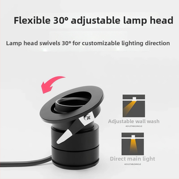 Spot LED încastrat mic, anti-strălucire, lumină COB bullseye, efect cer înstelat, fără lumină principală
