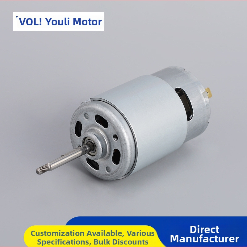 RS555 motor DC cu perii, micro motor pentru perdele inteligente, curățare baie și piscină