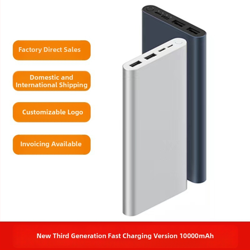Power bank 10000mAh USB-C cu încărcare rapidă bidirecțională, încărcător portabil