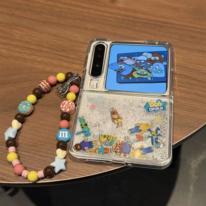 Sirena desen animate drăguță, design cu lichid curgător și nisip, husă rigidă Huawei PuraX