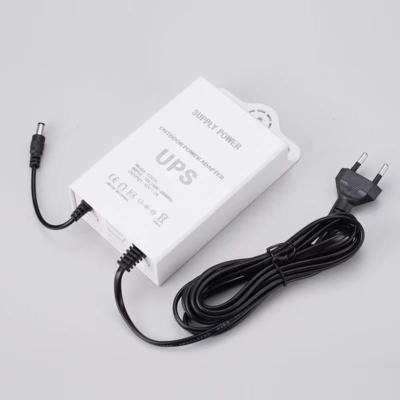 Sursă de alimentare UPS pentru supraveghere în exterior, rezervă în cazul întreruperii alimentării, 12V 2A, 1200 mA