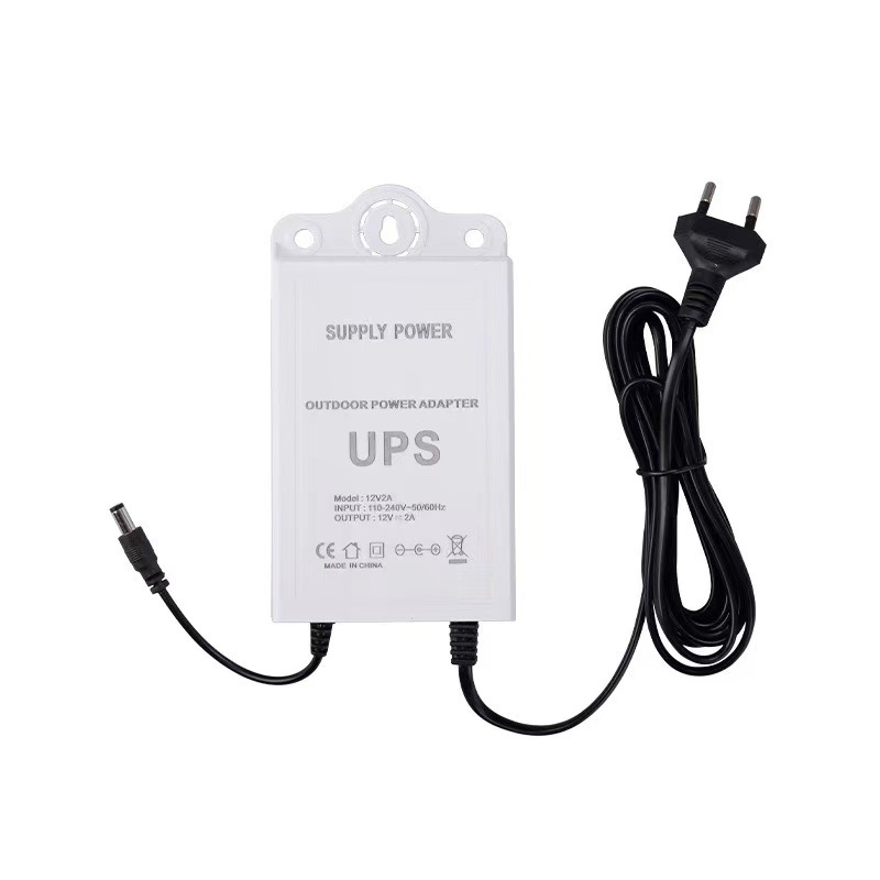 Sursă de alimentare UPS pentru supraveghere în exterior, rezervă în cazul întreruperii alimentării, 12V 2A, 1200 mA