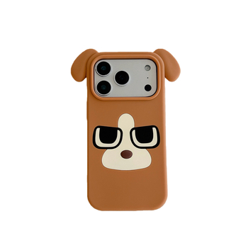 Carcasă pentru iPhone 17 Pro Max și 16 Pro Max cu beagle drăguț în stil desen animat