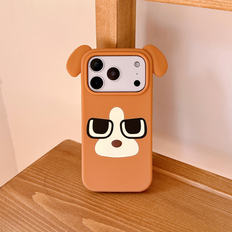 Carcasă pentru iPhone 17 Pro Max și 16 Pro Max cu beagle drăguț în stil desen animat