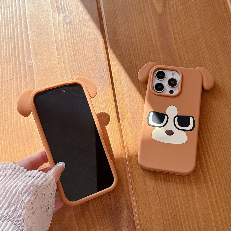 Carcasă pentru iPhone 17 Pro Max și 16 Pro Max cu beagle drăguț în stil desen animat