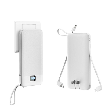 Baterie externă cu priză AC încorporată, 10000mAh, încărcare rapidă PD3.0