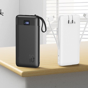 Baterie externă cu priză AC încorporată, 10000mAh, încărcare rapidă PD3.0