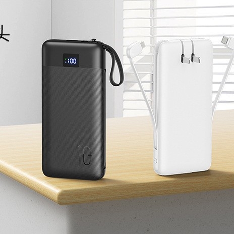 Baterie externă cu priză AC încorporată, 10000mAh, încărcare rapidă PD3.0