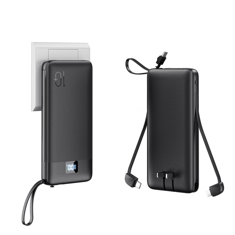 Baterie externă cu priză AC încorporată, 10000mAh, încărcare rapidă PD3.0