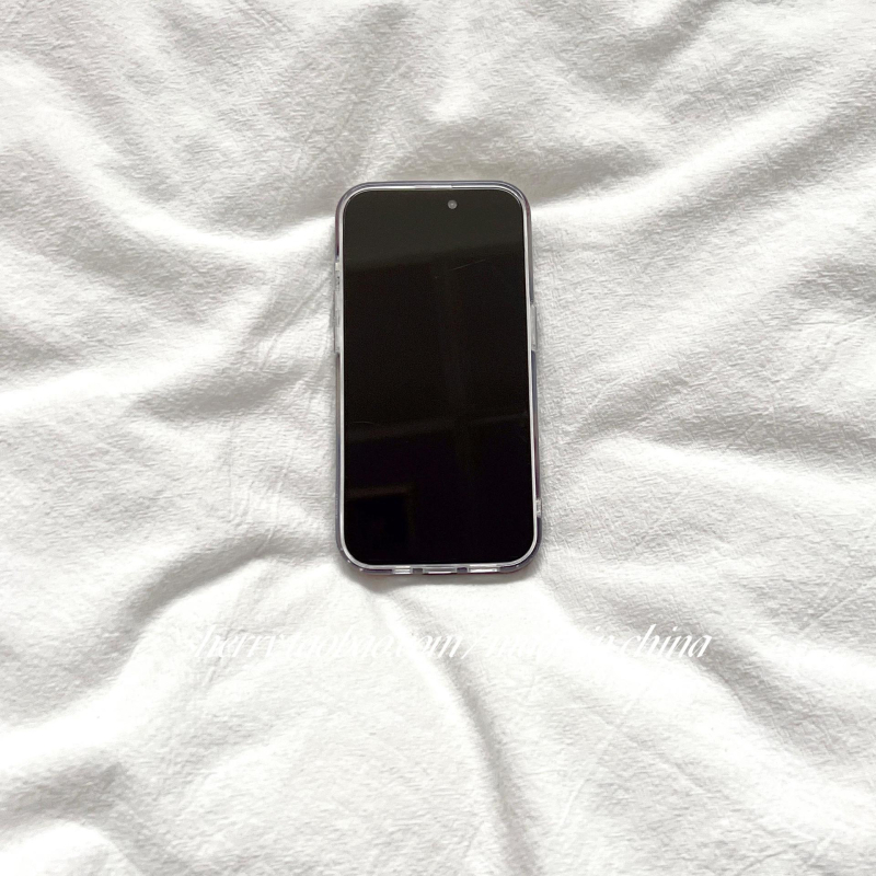 Carcasă pentru iPhone 16 Pro Max, stil Sherry Ins, gradient de flăcări cu laser