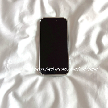 Carcasă TPU Sherry Ins cu design floral, margini electroplate argintii, cu iepuri și pisici pentru iPhone 17 Pro Max