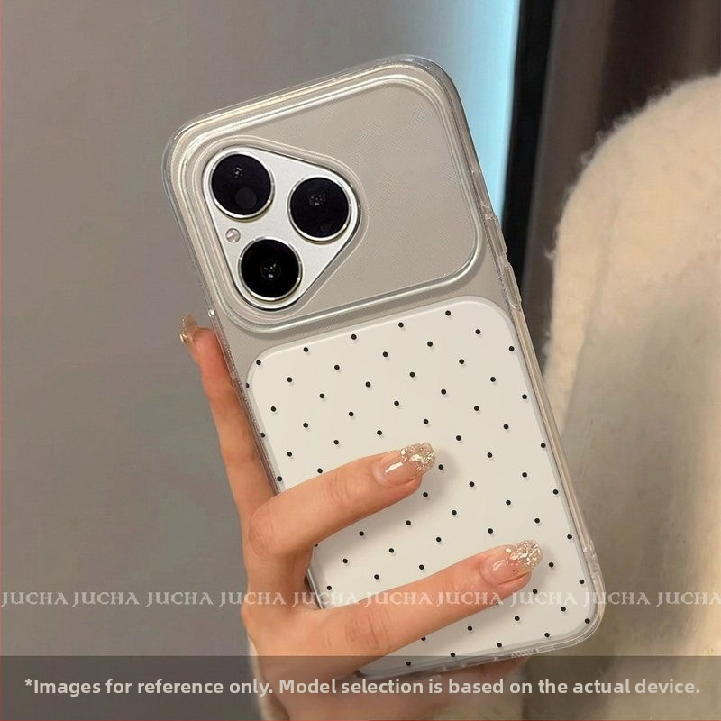 Puzdro pre Huawei Pura90 Pro Max / Pura80 – Štýlový minimalistický silikónový ochranný kryt s malým vlnovým bodkovým vzorom na celú obrazovku