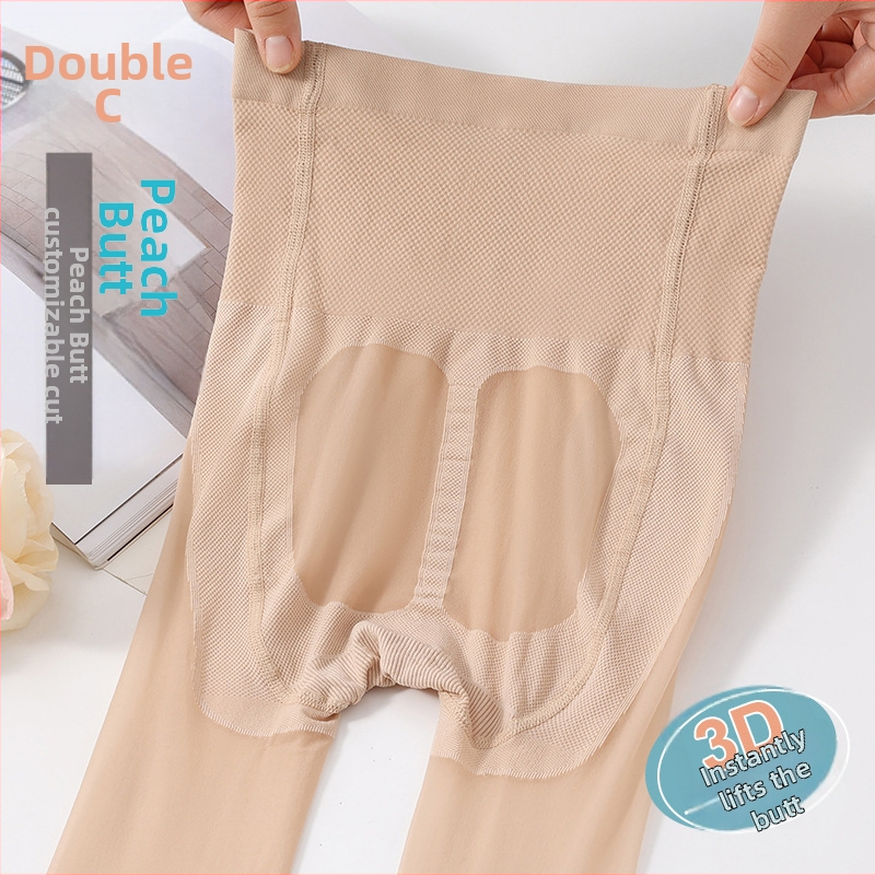 Dresuri nude, ultra-subțiri, plus size, talie cu control și ridicare a feselor, mărime mare, vară