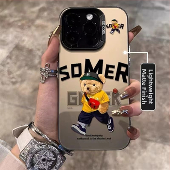 Carcasă TPU IMD mată cu laser pentru iPhone 16 Pro Max/17, protecție anti-cadere