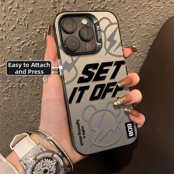 Carcasă TPU IMD mată cu laser pentru iPhone 16 Pro Max/17, protecție anti-cadere