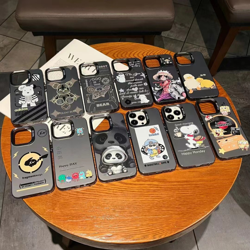 Carcasă TPU IMD mată cu laser pentru iPhone 16 Pro Max/17, protecție anti-cadere