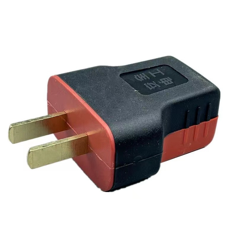 ștecăr din cupru pur îngroșat, 2 pini, 3 poli, fără cablu, conector de alimentare de înaltă putere