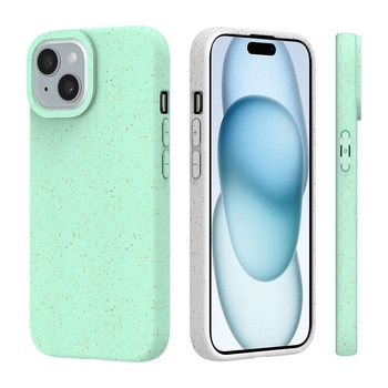 Husă PLA cu paie de grâu pentru iPhone 15 și iPhone 13 Pro Max, alb mat, biodegradabilă, disipare a căldurii, rezistentă la uzură, anti-cadere, anti-amprente