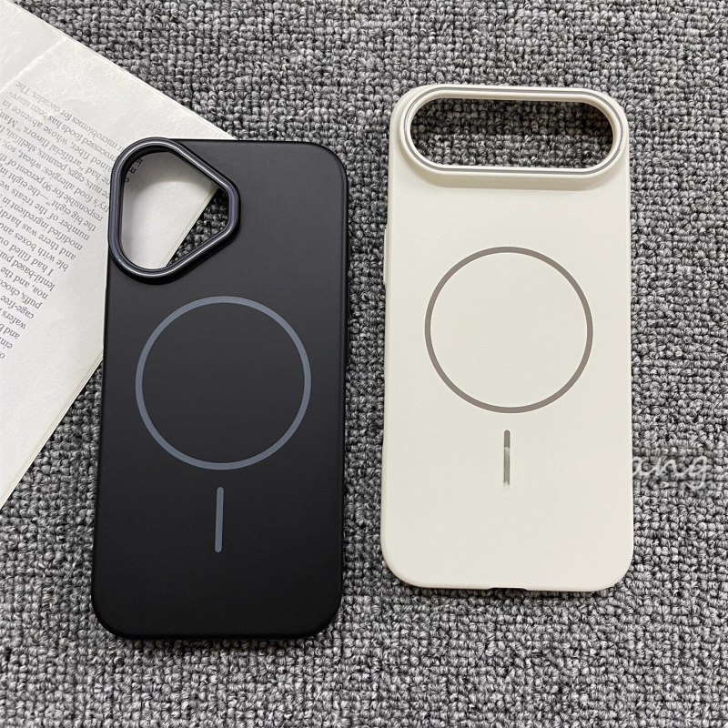 Husă iPhone 17 Pro Max, magnet, acrilic mat, design minimalist, senzație premium, protecție la căderi