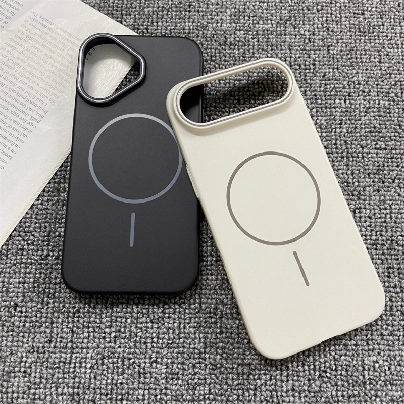 Husă iPhone 17 Pro Max, magnet, acrilic mat, design minimalist, senzație premium, protecție la căderi