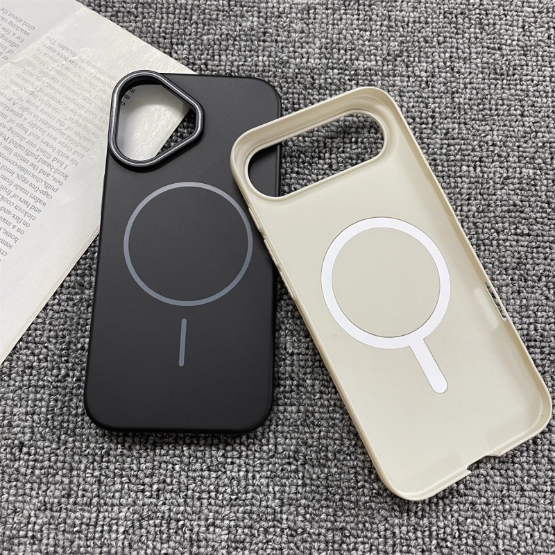 Husă iPhone 17 Pro Max, magnet, acrilic mat, design minimalist, senzație premium, protecție la căderi