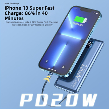 Power Bank certificat 3C, încărcare super rapidă de 120W, capacitate 20000mAh, baterie portabilă cu logo personalizat