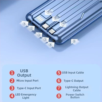 Power Bank certificat 3C, încărcare super rapidă de 120W, capacitate 20000mAh, baterie portabilă cu logo personalizat